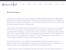 Tablet Screenshot of glamourproject.org